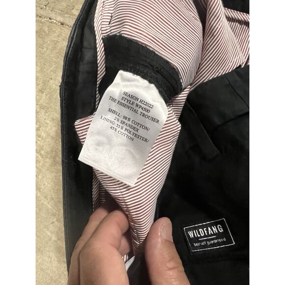 Wildfang the essential trouser black Pants Size 12 Women’s - Picture 16 of 16